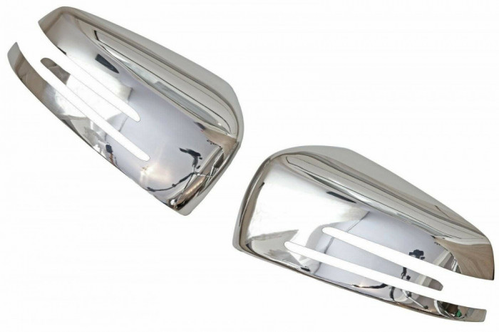 Ornamente capace oglinda inox ALM Mercedes CL 2010-2013 facelift