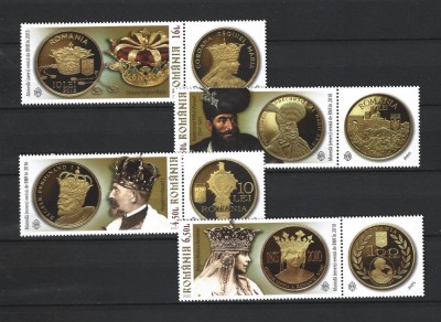 ROMANIA 2022-MAREA UNIRE IN NUMISMATICA, VINIETA 2 DIN COALA DE POSTA - LP 2396 foto