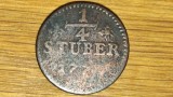 Germania state - J&uuml;lich-Berg - 1/4 stuber 1777 ? - Charles Theodore - rara !