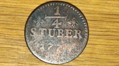 R08 Germania state - J&amp;uuml;lich-Berg - 1/4 stuber 1777 ? - Charles Theodore - rara ! foto