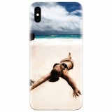 Husa silicon pentru Apple Iphone X, Beach Lounging