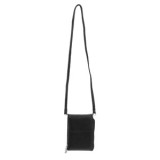 Geantă tip husă pentru telefon, Crossbody, Neagră Mată, 11,5x4x17 cm, CMCLASS