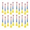 Set 20 Vuvuzele Tricolore, Goarne Stadion, Petreceri, Fotbal, Plastic, Multicolor, 60cm, 127dB
