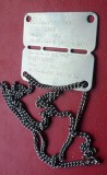 Dog Tag , original militar