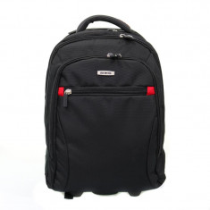 Rucsac cu troler Bremen ,47X35X22 cm,Negru