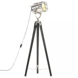 Lampa de podea trepied, negru, 97 cm, lemn masiv de mango GartenMobel Dekor, vidaXL