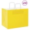 vidaXL Pungi de h&acirc;rtie 50 buc cu m&acirc;nere galbene 32x22x24 cm 4102001