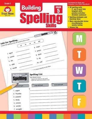 Building Spelling Skills, Grade 5 foto