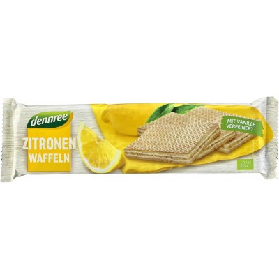 Napolitane cu Crema de Lamaie Bio 125 grame Dennree foto