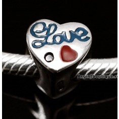 Charm Argint 925 -Love Blue- CHA1034
