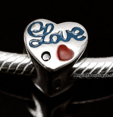 Charm Argint 925 -Love Blue- CHA1034 foto