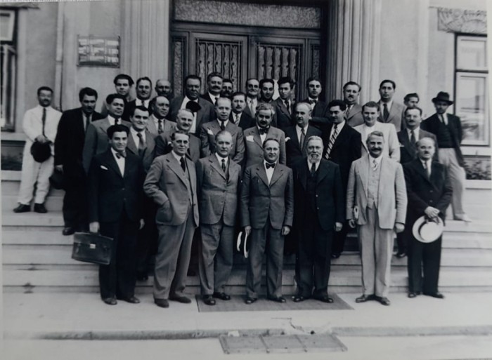 1936 Foto Berman / Instalare Dem Anastasescu Primar Bucuresti Sect III Albastru
