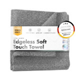 Laveta Microfibre ChemicalWorkz Edgeless Soft Touch Towel, 500GSM, 40 x 40cm, Gri