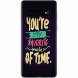 Husa silicon pentru Samsung Galaxy S10, My Favorite Waste Of Time