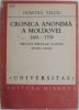 Cronica anonima a Moldovei, 1661-1709. Pseudo-Nicolae Costin (Studiu critic) &ndash; Dumitru Veliciu