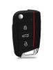 Husa cheie auto din silicon VW ,GTI Golf 7, Passat B8 Negru, Xenon Bright