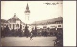 353 - TARGU-MURES, Market, Romania - old postcard, real Photo - used - 1940