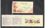ROMANIA 2025 MAGNOLII - flori - Carnet Filatelic cu un bloc de 4 timbre LP.2505a MNH**