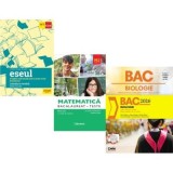 Pachet Bacalaureat 2026. Eseul. Pregatire individuala pentru proba scrisa si Matematica M2 Profil Stiinte ale naturii. Teste si Biologie. Notiuni teor