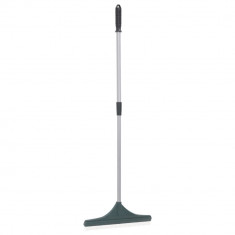 vidaXL Greblă pentru iarbă artificială, verde închis, 131 cm, PP