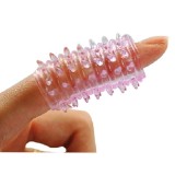 Cumpara ieftin Stimulator deget Finger Sleeve - Roz