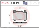 BREMBO P 50 073 PRIME LINE set placute frana,frana disc