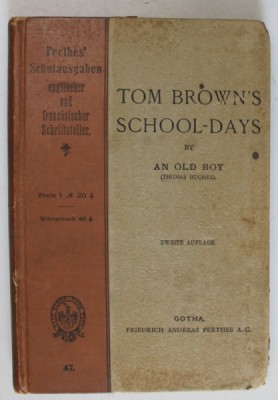 TOM BROWN &amp;#039;S SCHOOL DAYS by AN OLD BOY , 1911 foto