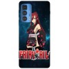Husa compatibila cu Motorola G20 model Erza Scarlet Fairy Tail, Silicon, TPU, Viceversa, Transparent, Carcasa