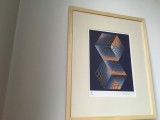 Cumpara ieftin Victor Vasarely, Serigrafie numerotata 51/150 semnată &icirc;nrămată