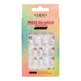 Set unghii false pentru copii Cupio Kids TEEN - Joyful Rainbow