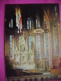 HOPCT 22392 INTERIOR BISERICA MATEI CORVIN-BUDAPESTA -UNGARIA -NECIRCULATA