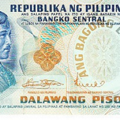 M1 - Bancnota foarte veche - Filipine / Pilipinas - 2 piso