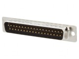 Conector D-Sub 37 PIN tată cablu lipire 3A placare aurită, CONEC