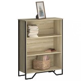 Gossi biblioteca, stejar sonoma, 80x31x106 cm, lemn prelucrat