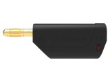 Mufă banană 4mm 32A neagră