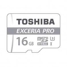 Card Toshiba Exceria Pro M401 microSDHC 16GB 95MB UHS-I U3 cu adaptor SD foto