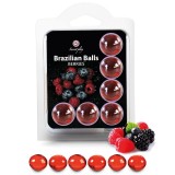 Secretplay Cosmetic-Set 6 Bile Braziliene Aromă Fructe de Pădure
