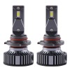 Set 2 LED-uri Auto Techstar&reg; K9, 9005, 50w, 6000 Lumeni, 6500K, AUTO, 12-24 Volti, CSP, Canbus, Miez Cupru, Radiator Aluminiu