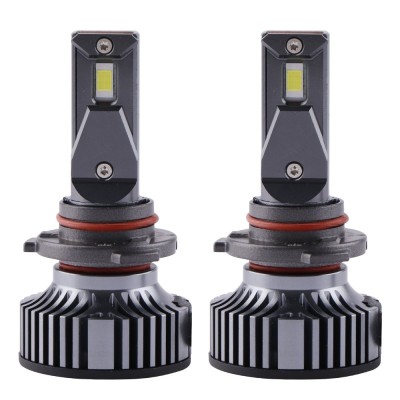 Set 2 LED-uri Auto Techstar&amp;reg; K9, 9005, 50w, 6000 Lumeni, 6500K, AUTO, 12-24 Volti, CSP, Canbus, Miez Cupru, Radiator Aluminiu foto