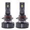 Set 2 LED-uri Auto Techstar&reg; K9, 9005, 50w, 6000 Lumeni, 6500K, AUTO, 12-24 Volti, CSP, Canbus, Miez Cupru, Radiator Aluminiu