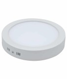 Aplica LED rotunda 6W 220V cu contur metalic, lumina uniforma