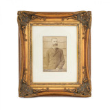 Regele Carol I al Romaniei- fotografie de cabinet- atelier J. Russell et Sons- 1892