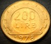 Moneda 200 LIRE - ITALIA, anul 1978 * cod 2326, Europa