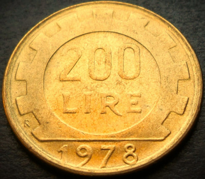Moneda 200 LIRE - ITALIA, anul 1978 * cod 2326 foto
