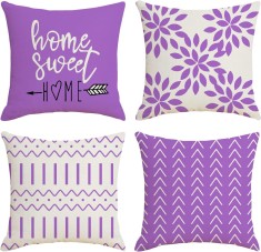Huse de perna YLL 18x18, Huse de perna pentru canapea, Huse de perna decorative pentru exterior, set de 4 pentru canapea extensibila ?i ma?ina 18x18 i foto