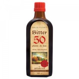 Bitter 50 Plante cu Ganoderma Dacia Plant, 500ml - Supliment Alimentar Natural pentru Digestie, Detoxifiere si Energie