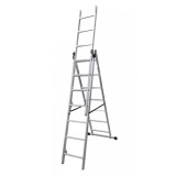 Cumpara ieftin Scara aluminiu, 3 tronsoane, 7 trepte, max 150 kg, 4.23 m,&nbsp;Drabest