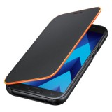 Cumpara ieftin Husa de protectie Samsung Neon Flip Cover pentru Galaxy A5 (2017), Black, Negru, Plastic