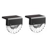 Set 2 lampi solare LED Rovo CD916, 2 moduri, lumina alb-cald/multicoloara