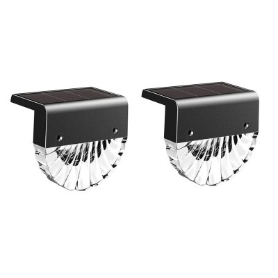 Set 2 lampi solare LED Rovo CD916, 2 moduri, lumina alb-cald/multicoloara foto